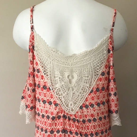 NWT Crocheted Terra-cotta Dress - Picture 2 of 7